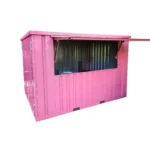 Contenedor de barras desmontable XL 3×2 m rosa RAL 3015